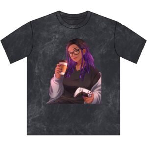 Controller in One Hand, Coffee in the Other Vintage Graphic Tee