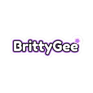 BrittyGee Logo Sticker
