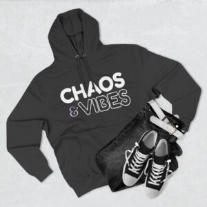 Chaos & Vibes Dark Mode Hoodie
